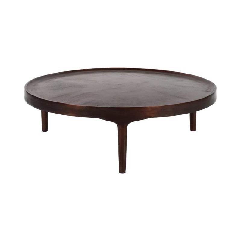 CAFE TABLE BRONZE COLOR TRP ALU 80